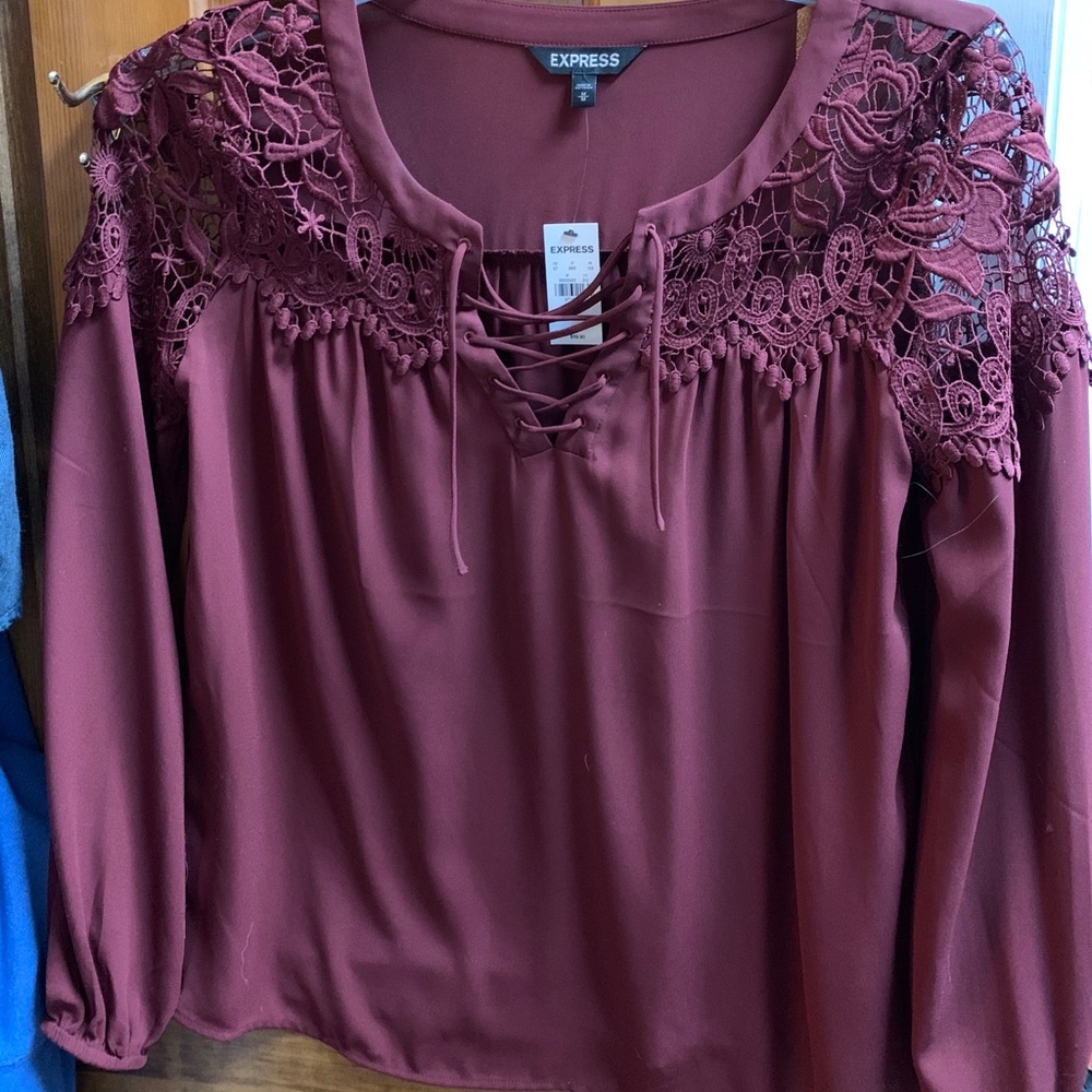 Maroon blouse